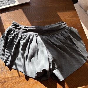 Women's Nike Gray Pleated Shorts